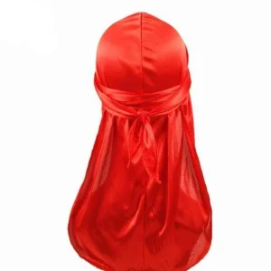 durag de seda vermelha