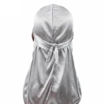 durag de seda cinza