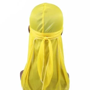 durag de seda amarelo pintinho