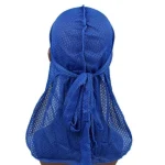 durag masculino com furos azul