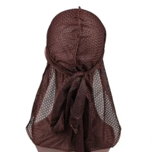 durag feminino com buracos marrons