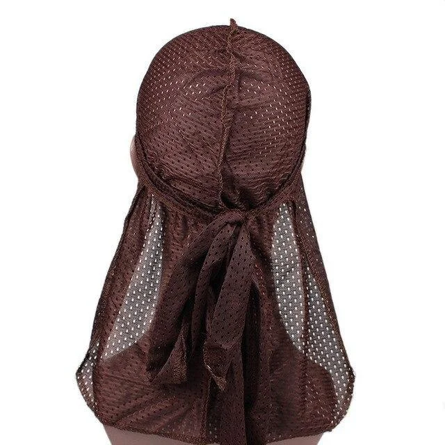 durag feminino com buracos marrons