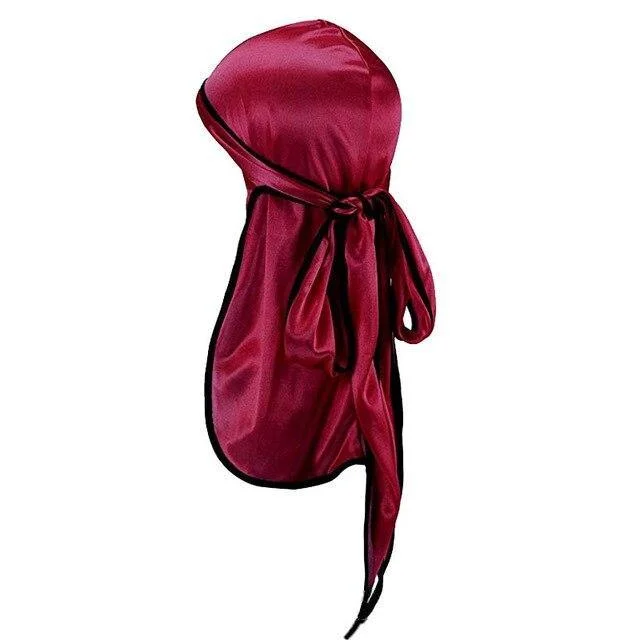 Durag Masculino Vermelho e Preto