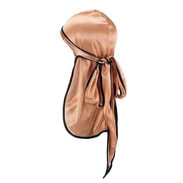 Durag Masculino Dourado Preto