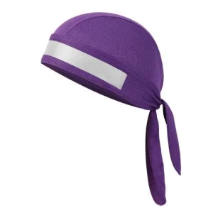durag de poliéster roxo