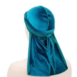 durag veludo azul turquesa