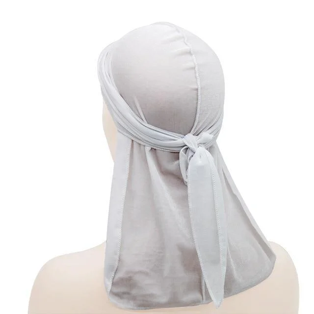 Durag de Veludo Feminino Branco