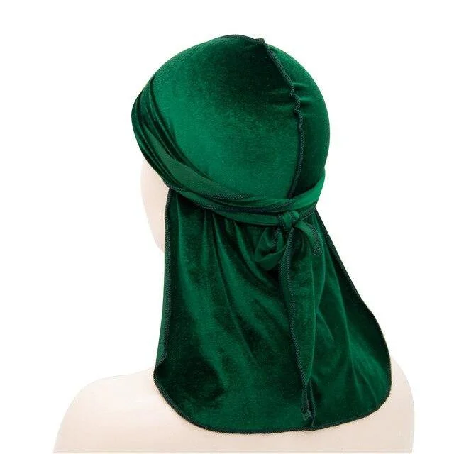 Durag de Veludo Verde
