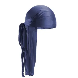 durag feminino seda azul
