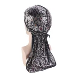 durag feminino leopardo preto