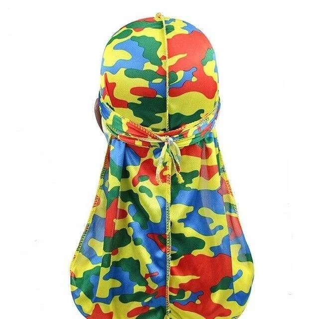 Durag Masculino Camuflagem Multicolorida