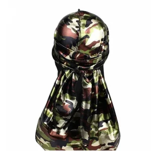 durag feminino camuflagem brilhante