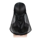 durag de cetim preto