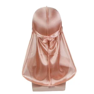 durag masculino cetim marrom claro