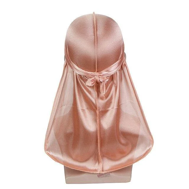 Durag Masculino Cetim Marrom Claro