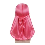 durag masculino cetim rosa claro