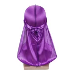 durag masculino cetim roxo