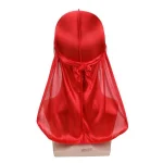 durag masculino satin vermelho