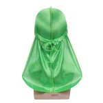 durag masculino cetim verde claro
