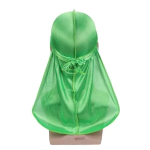durag masculino cetim verde claro
