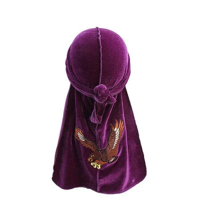 durag veludo águia roxa