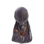durag veludo águia cinza