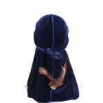 durag veludo padrão águia azul