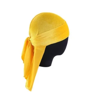 durag veludo dourado