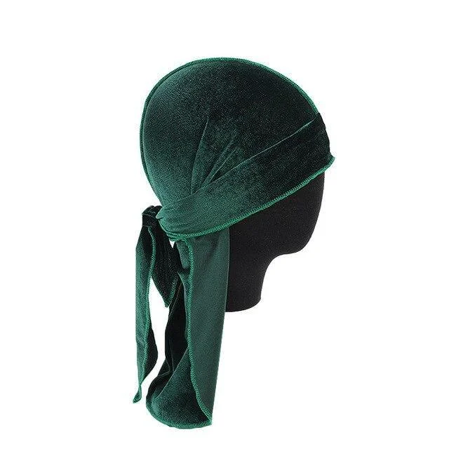 durag veludo verde escuro