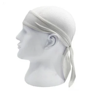 durag masculino esportivo branco