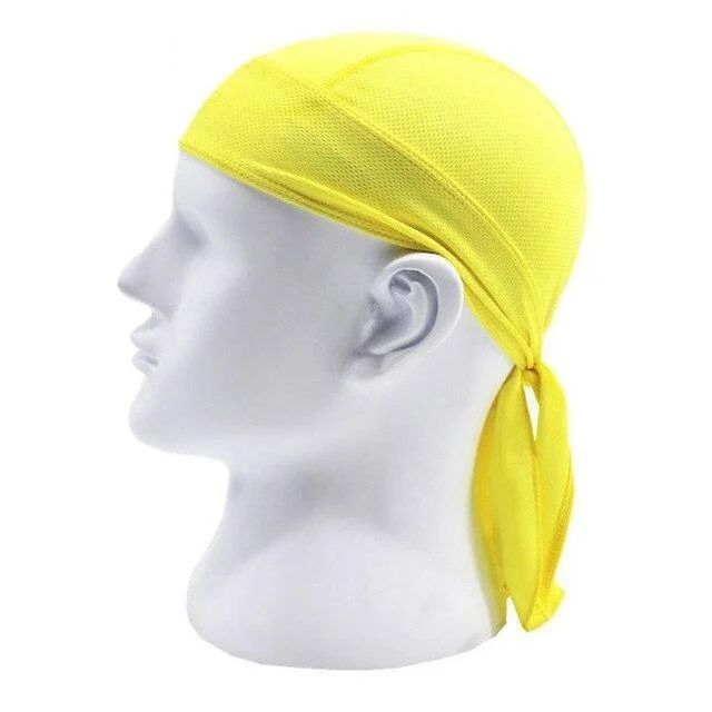 Durag Masculino Esportivo Amarelo