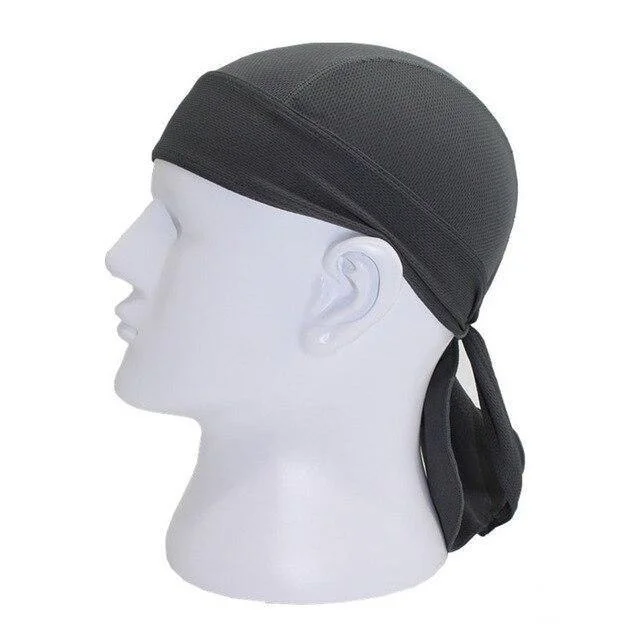 Durag Masculino Esporte Cinza Escuro