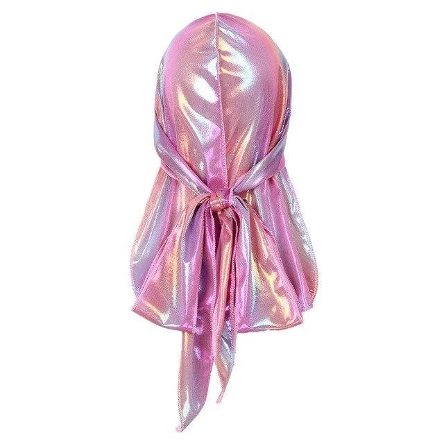 Durag Mulher Brilhante Rosa