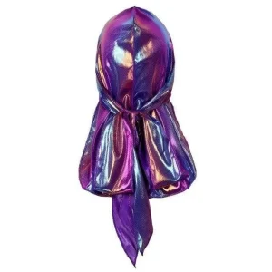 durag homem brilhante roxo