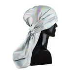 durag masculino prateado