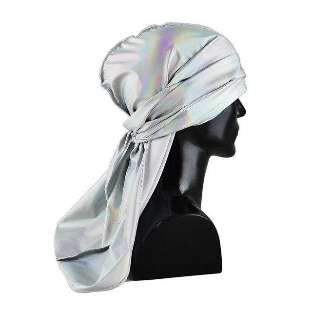 Durag Masculino Prateado