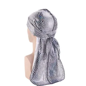 durag feminino crocodilo prateado