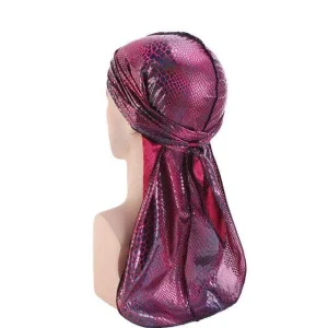 durag feminino crocodilo rosa