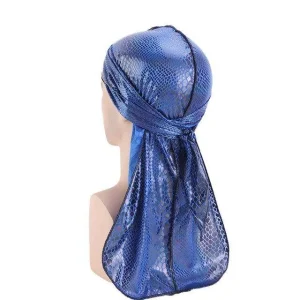 durag homem crocodilo azul