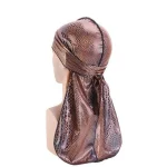 durag feminino crocodilo marrom