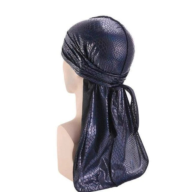 Durag Masculino Crocodilo Preto