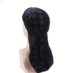 durag veludo preto xadrez