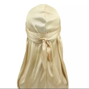 durag de seda bege