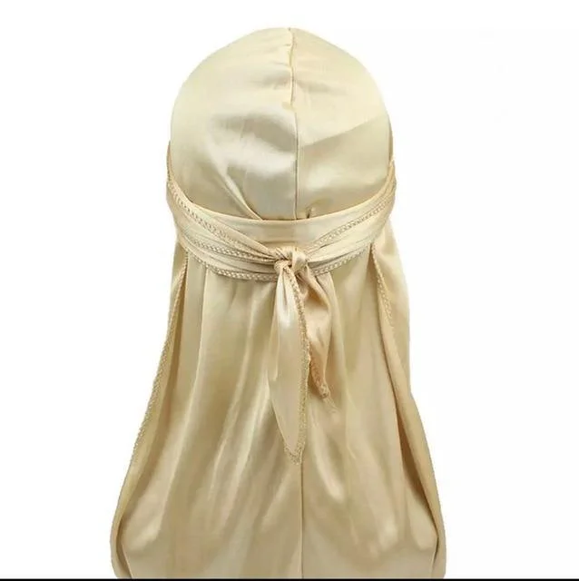 Durag de Seda Bege