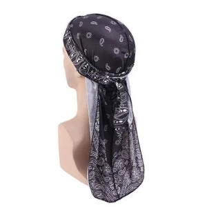 bandana durag preto