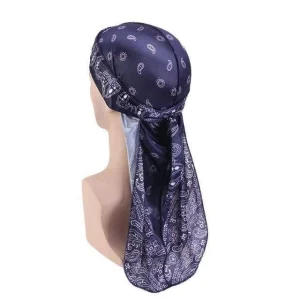 bandana durag azul escuro