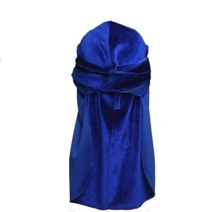 durag veludo azul elétrico