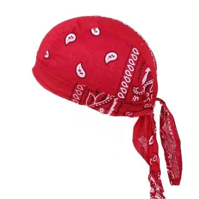 Durag Masculino Bandana Vermelha