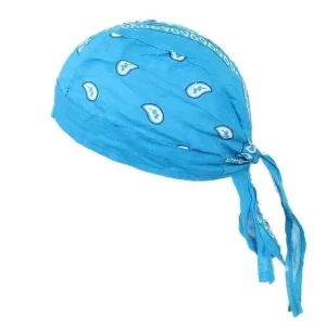 bandana durag azul turquesa