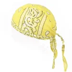durag feminino bandana amarela